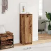 vidaXL Botník ve vzhledu starého dřeva 29,5x35x100,5 cm Náhled obrázku produktu 3
