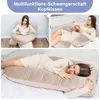 Tehotenský vankúš vankúš na bočný spánok v tvare písmena J Náhľad obrázku produktu 5