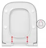 WC Sitz - Toilettensitz - für Koło Modo/traffic - Weiß - 44 Produktbild-Vorschau 13