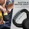 HOMCOM Kettlebell en fonte de 12 kg avec revêtement en Voir les images du produit 4