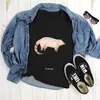 Mr. & Mrs. Panda Größe L T-Shirt Nasenbär - Schwarz - Produktbild-Vorschau 2