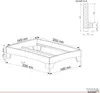 Holzbett Massivholzbett Zinkenbett (Fichte) "Rosi" 140 200 Produktbild-Vorschau 5