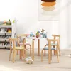 AIYAPLAY Kinder tafel van hout met 4 stoelen, kindertafel Productafbeelding-voorbeeld 2