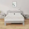 A bedroom scene with a bed and nightstands. Produktbild-Vorschau