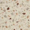 PVC-Meterware in Terrazzo-Optik mit beigen, braunen und grauen Sprenkeln. Produktbild-Vorschau