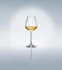 A single glass of white wine is presented on a reflective surface against a gradient background. Náhľad obrázku produktu