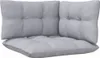 6-tlg. Garten-Lounge-Set mit Grauen Kissen Kiefer Produktbild-Vorschau 5