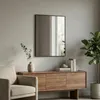 Rechteckiger Wandspiegel AXION, 60 x 40 cm, schwarz Produktbild-Vorschau 7