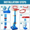 Basketballständer 70-138cm höhenverstellbar, Basketballkorb Produktbild-Vorschau 4