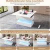 Merax Couchtisch mit LED-Licht und Steckdose, USB & Produktbild-Vorschau 4