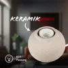 Briloner bureaulamp, keramieken voet Ø10x8 cm, E27 fitting, Productafbeelding-voorbeeld 4