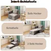 Merax Schlafsofa 3-in-1 mit verstellbare Rückenlehne, , Produktbild-Vorschau 9