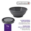 COOLINATO faltbare Silikon-Schüssel 16cm grau Produktbild-Vorschau 3