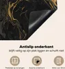 KitchenYeah© Herdabdeckplatte Marmor - Textur - Grau - Gold Produktbild-Vorschau 4