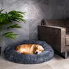 Intirilife, soffice lettino in peluche grigio scuro Anteprima dell’immagine prodotto 4
