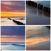 Bilder auf glas - Meer Küste Strand Sonnenaufgang - 40x40cm Produktbild-Vorschau 8