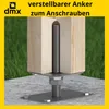 Pfostenträger höhenverstellbar 50 bis 200 mm Pfostenträger Produktbild-Vorschau 4