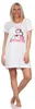 Damen Nachthemd Sleepshirt Nachtwäsche;  Ecru/M/38 Produktbild-Vorschau 2