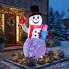 Aufblasbarer XL Schneemann mit LED Beleuchtung mit Stecker Produktbild-Vorschau 3