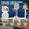 Joyz Kinder Basketballkorb Set 3in1 Basketballständer Produktbild-Vorschau 2