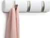 Flip 3 weiß Wandhaken mit klappbaren Haken, platzsparendes Produktbild-Vorschau 6