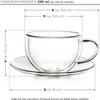 Creano Thermo-Tasse doppelwandige Tee-/Latte Macchiato Produktbild-Vorschau 3