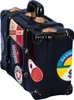 Spardose Reisekoffer in Schwarz handbemalt 14 cm x 6 cm x Produktbild-Vorschau 1