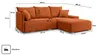 Kaiser Möbel Ecksofa, Sofa L-Form, Couch L-Form, Livorno L, Produktbild-Vorschau 3