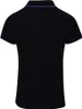 Polo Premier da donna a contrasto Cool Check RW5519 (XS) Anteprima dell’immagine prodotto 2