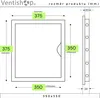Diagram showing dimensions of a product with measurements in millimeters. Produktbild-Vorschau