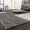 Designer Teppich Modern Kariert Kurzflor Design Meliert In Produktbild-Vorschau 2