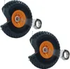 2x Sackkarrenrad Vollgummi 260x85 mm 3.00-4 60mm Nabenlänge Produktbild-Vorschau 1