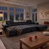 MUFFO Ecksofa U-Form ALONZO U mit Schlaffunktion 130x280 Produktbild-Vorschau 2