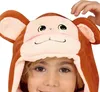 A child wearing a monkey costume hood. Produktbild-Vorschau