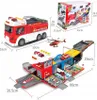 Interaktiver Feuerwehrtransporter 2 in 1 Garage Feuerwache Produktbild-Vorschau 8