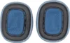 Two blue ear pads for headphones are shown against a white background. Náhled obrázku produktu