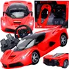 Lolex | RC sportovní auto - 1:16 - červené - s LED světly, Náhled obrázku produktu 1