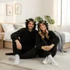 Pigiama tutina Kigurumi costume per adulti Nero Sdentato Anteprima dell’immagine prodotto 7