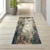 Teppich abstraktes Design grau blau rot Größe - 80 x 150 cm Produktbild-Vorschau 1