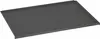 A dark gray rectangular tray with raised edges, presented on a white background. Produktbild-Vorschau