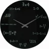 Mathe Wanduhr in schwarz Produktbild-Vorschau 3