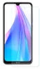 A screen protector for a smartphone is shown, with the phone's screen displaying a colorful abstract pattern. Produktbild-Vorschau