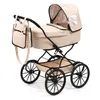 A classic-looking doll's pram with a matching bag and canopy. Produktbild-Vorschau