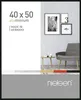 nielsen Aluminium Bilderrahmen Pixel, 40x50 cm, Schwarz Produktbild-Vorschau 1
