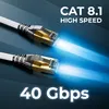 deleyCON 10m CAT8.1 LAN Kabel Patchkabel Netzwerkkabel - Produktbild-Vorschau 3