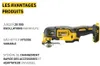 DeWalt DCS356NT-XJ Outil multifonctions sans fil, 18V Voir les images du produit 11