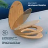 CASARIA® Toilettendeckel mit doppelter Absenkautomatik MDF Produktbild-Vorschau 4