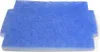 A blue filter pad with white edges, shown from a slightly elevated angle. Produktbild-Vorschau