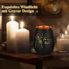 Trauerlicht Windlicht mit Gravur "Für immer in unserem Produktbild-Vorschau 4