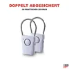 EUROtops Elektronischer Türgriffalarm – 2er-Set, Tür- und Produktbild-Vorschau 2